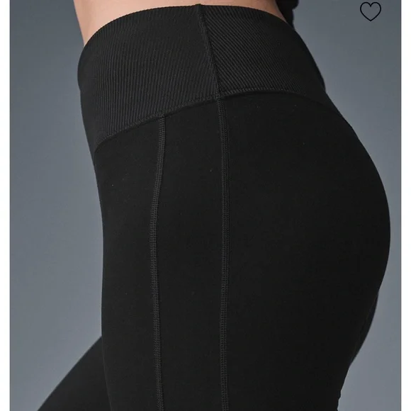 ALO Yoga Women’s Alosoft lounge leggings black extra small $114 XS - Picture 3 of 11